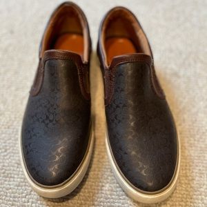 Coach Slip Ons Shoes Men’s Size 7.5 Leather
